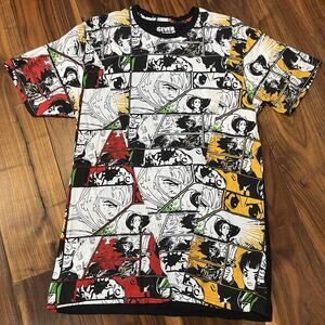 Seven Souls Anime Multicolor T Shirt Short Sleeve Crew Neck Size 3XL